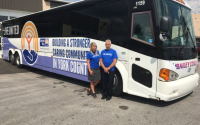 New United Way Themed Motorcoach